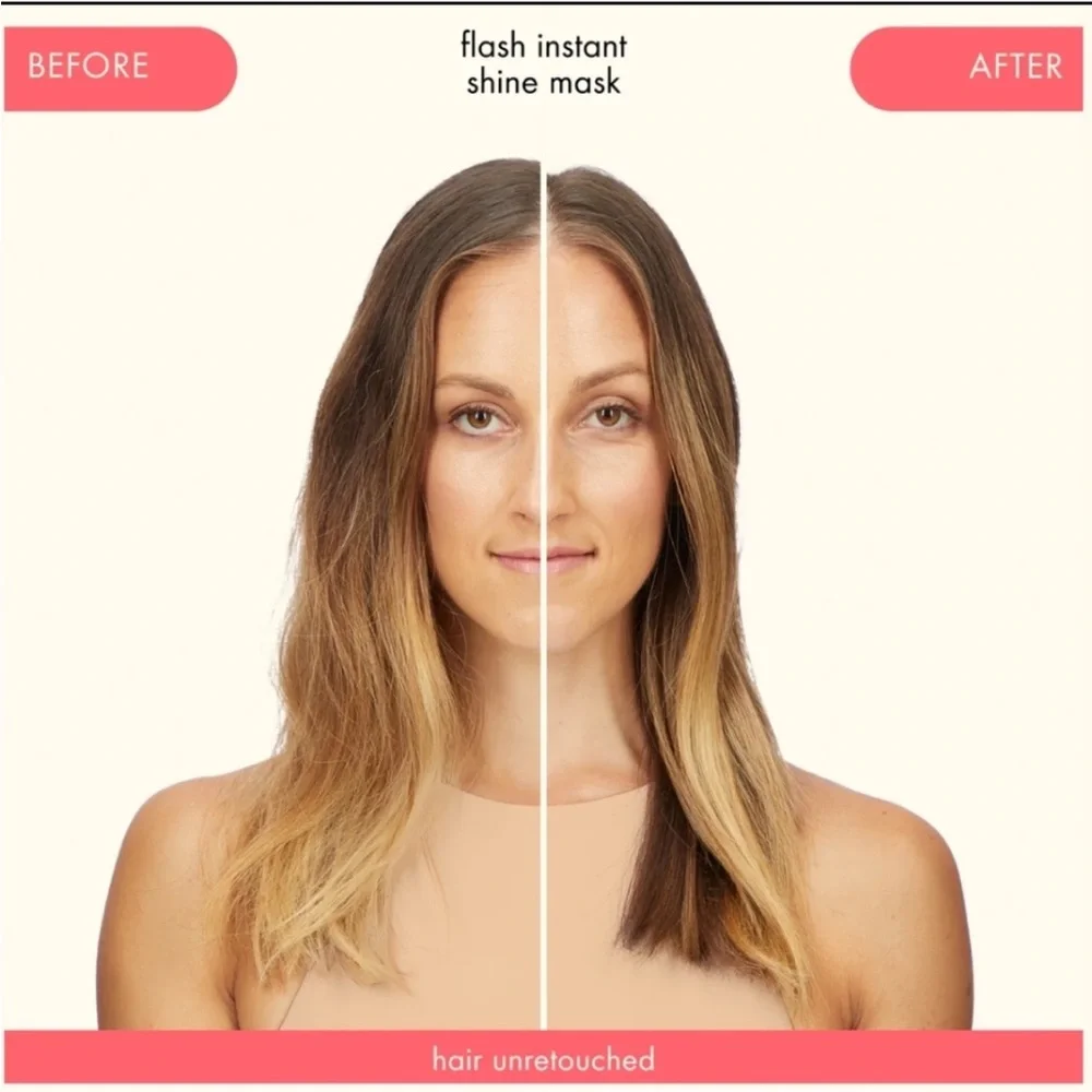 🌻 3/$20 🆕 Amika Flash Instant Shine Treatment Hair Mask Hydrates & Softens, 1 oz